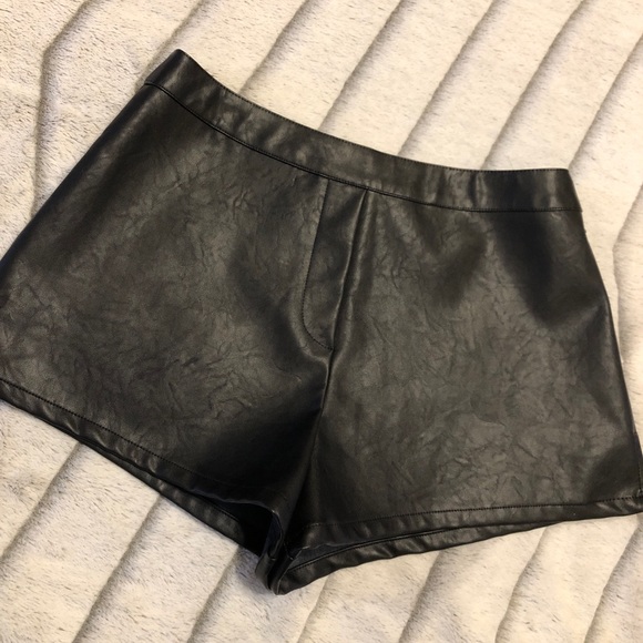 Victoria's Secret Pants - Victoria’s Secret Faux Leather Shorts
